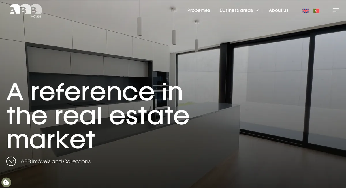 ABB Imóveis real estate platform screenshot